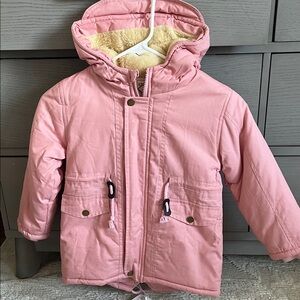 Zola Kids Pink Hooded Coat Size 5-6